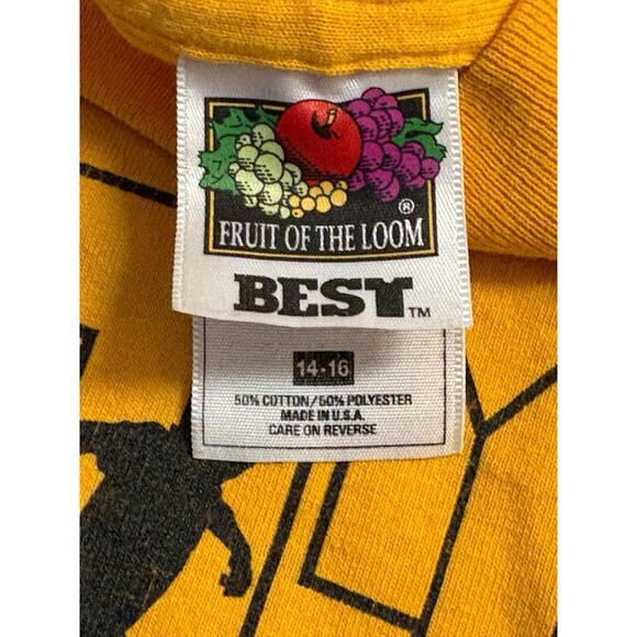 VTG Parks And Recreation Soccer T-shirt Kids Size 14/16 Single Stitch Vintage - Picture 3 of 4